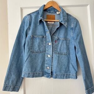 Levi's Cropped Denim Jacket